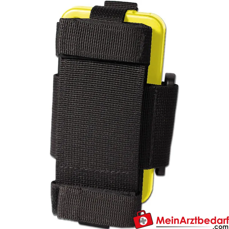TEE-UU RING Holster für Digitalfunk & Smartphone, verstellbar, 1200D Polyester, schwarz, bis 16×16 cm