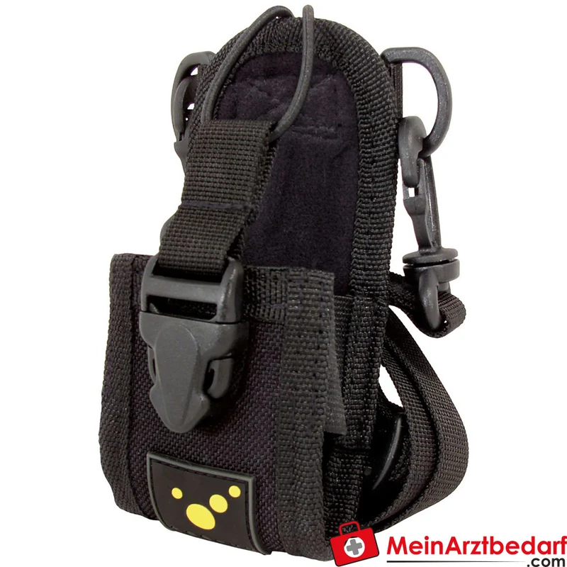 TEE-UU Digitalfunkgeräte-Holster 1200D Polyester schwarz Trageriemen 95-180 cm 6,5x14,5x6 cm