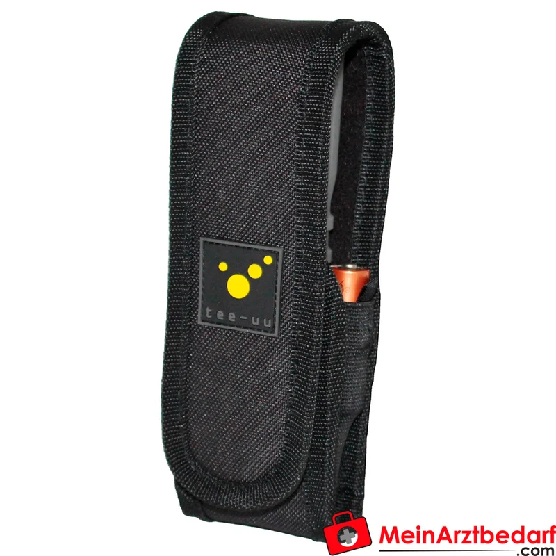 TEE-UU LED MAXI Taschenlampen-Holster 1200D schwarz 6x18x5 cm