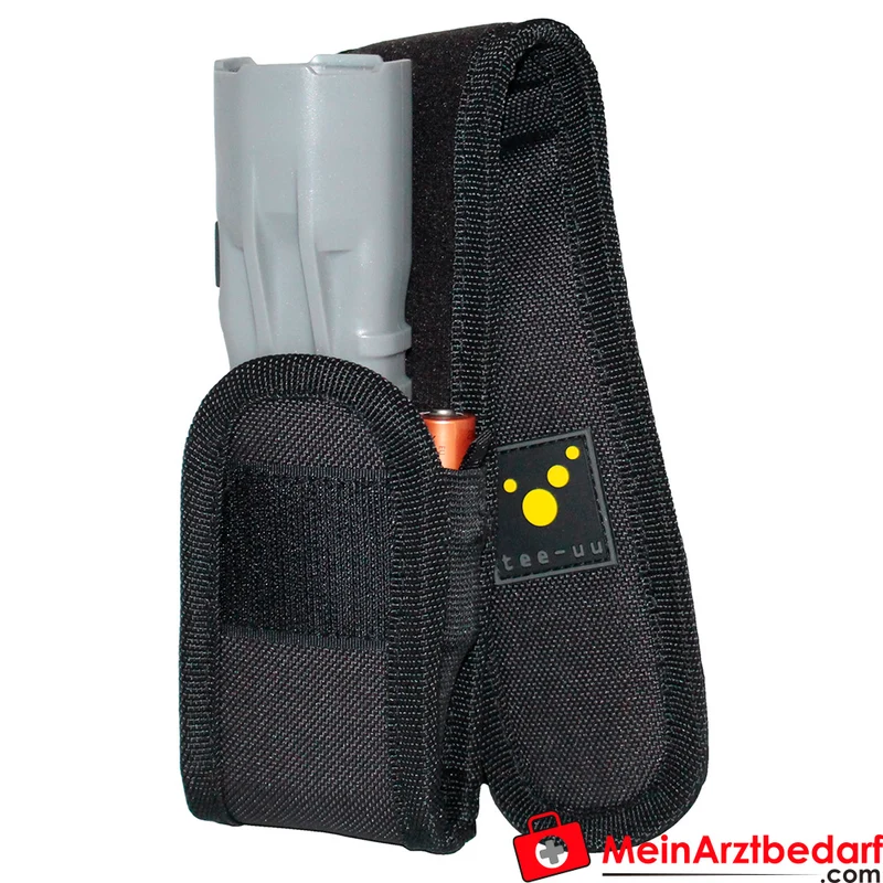 TEE-UU LED MAXI Taschenlampen-Holster 1200D schwarz 6x18x5 cm