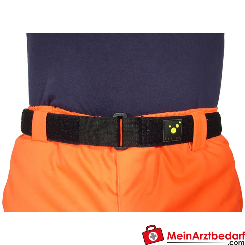 TEE-UU INNER Untergürtel schwarz, Polypropylen, verstellbar S-XXL, innenliegendes Reißverschlussfach
