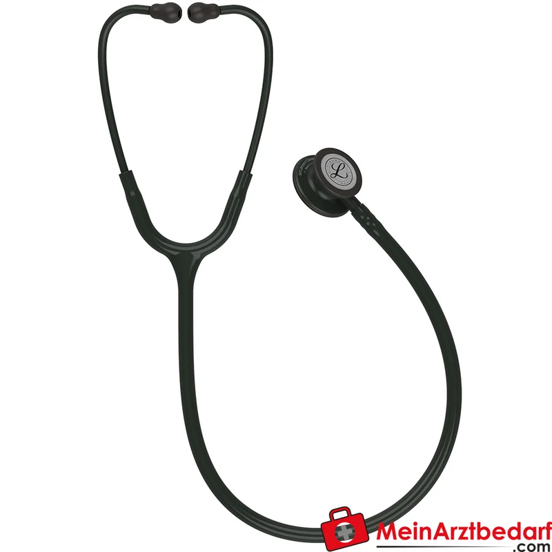 Littmann Classic III Stethoskop, Dual-Frequency, Einschlauch, Black-Edition