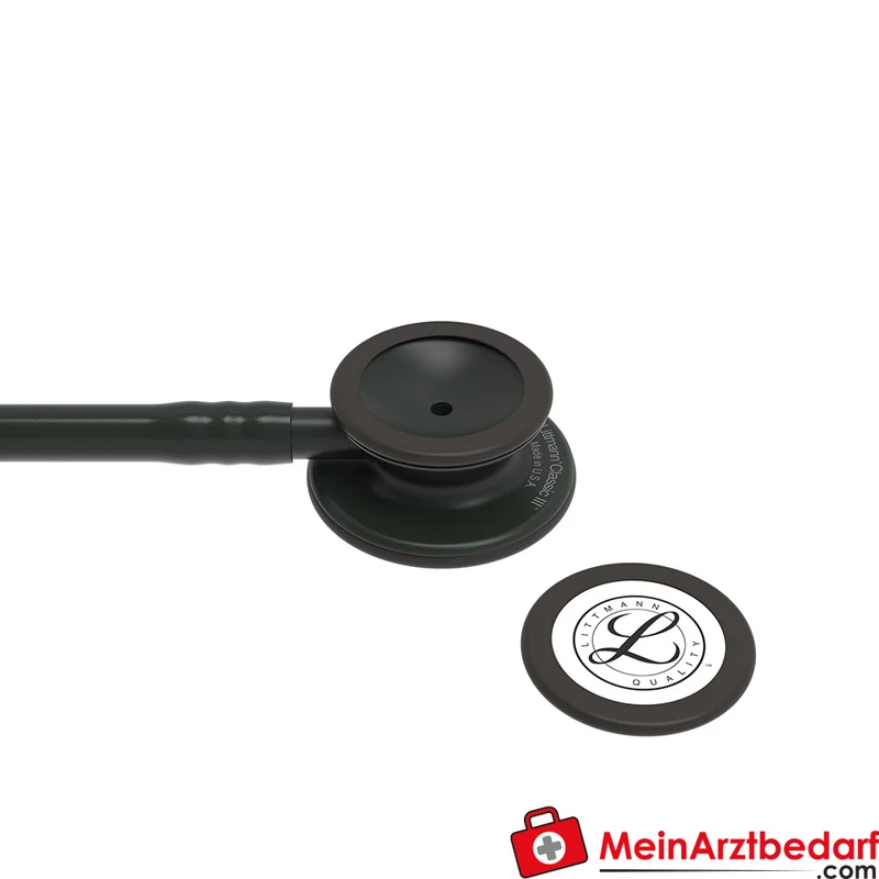 Littmann Classic III Stethoskop, Dual-Frequency, Einschlauch, Black-Edition