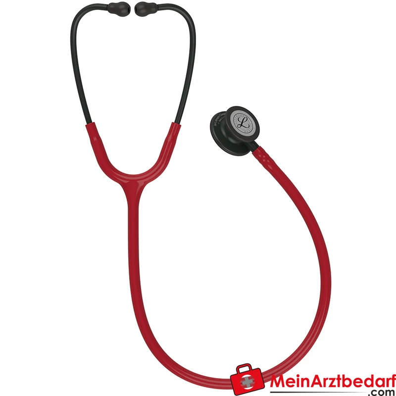 Littmann Classic III Stethoskop, Dual-Frequency, Einschlauch, Black-Edition
