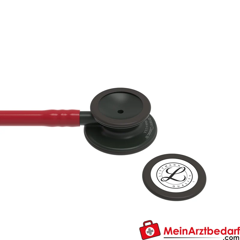 Littmann Classic III Stethoskop, Dual-Frequency, Einschlauch, Black-Edition