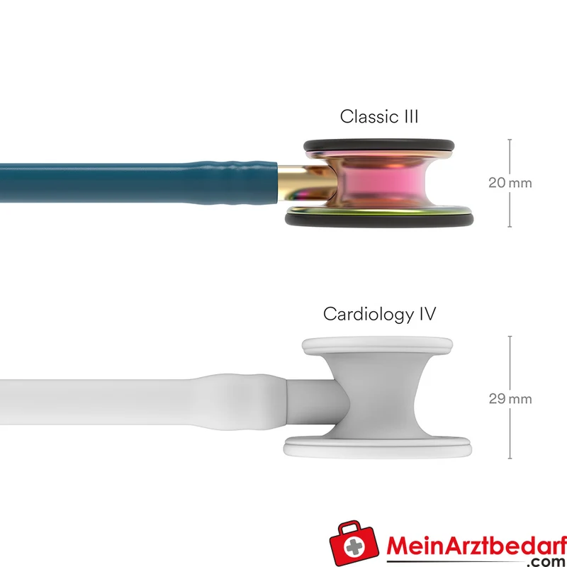 Littmann Classic III Stethoskop, Dual-Frequency, Einschlauch, Rainbow-Edition