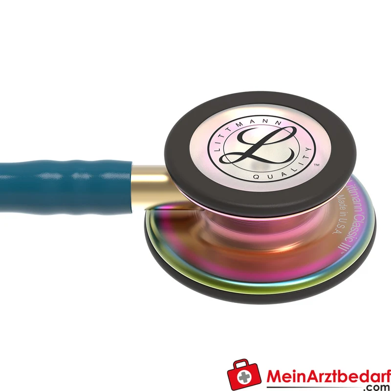 Littmann Classic III Stethoskop, Dual-Frequency, Einschlauch, Rainbow-Edition