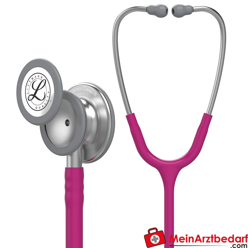 Littmann Classic III Stethoskop, Dual-Frequency, Einschlauch, Edelstahl-Edition