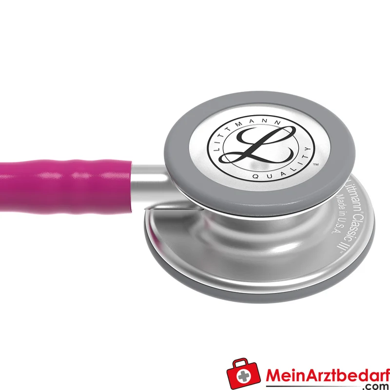 Littmann Classic III Stethoskop, Dual-Frequency, Einschlauch, Edelstahl-Edition