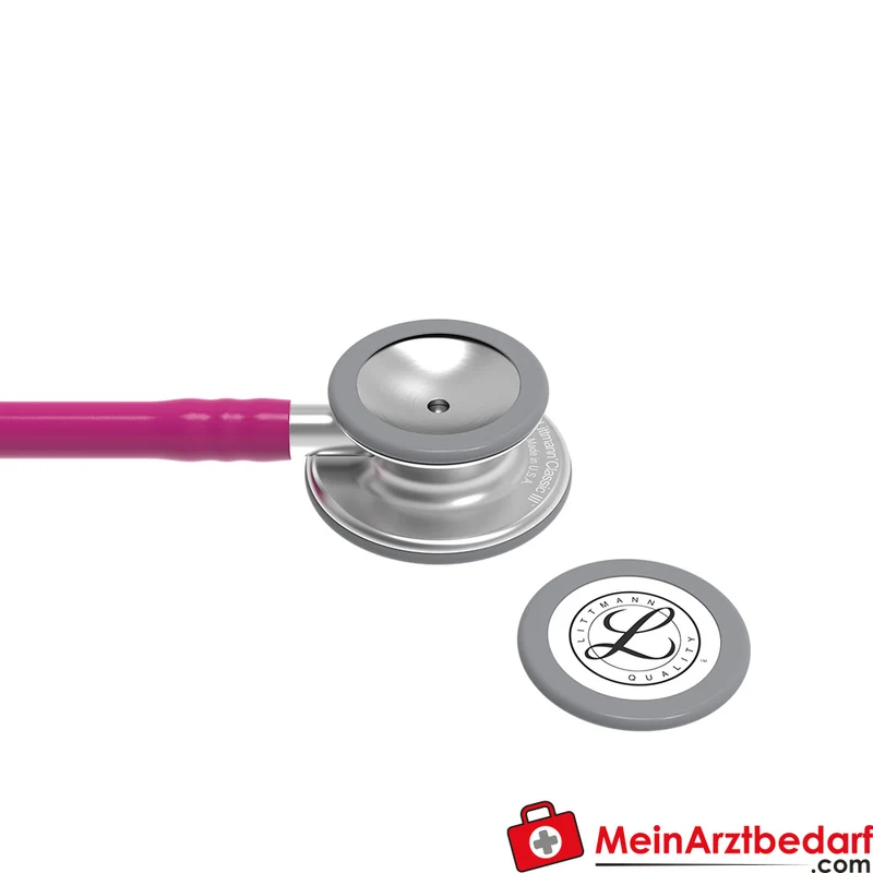 Littmann Classic III Stethoskop, Dual-Frequency, Einschlauch, Edelstahl-Edition