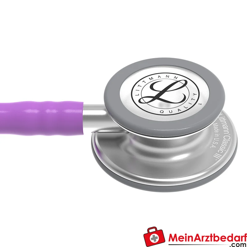 Littmann Classic III Stethoskop, Dual-Frequency, Einschlauch, Edelstahl-Edition