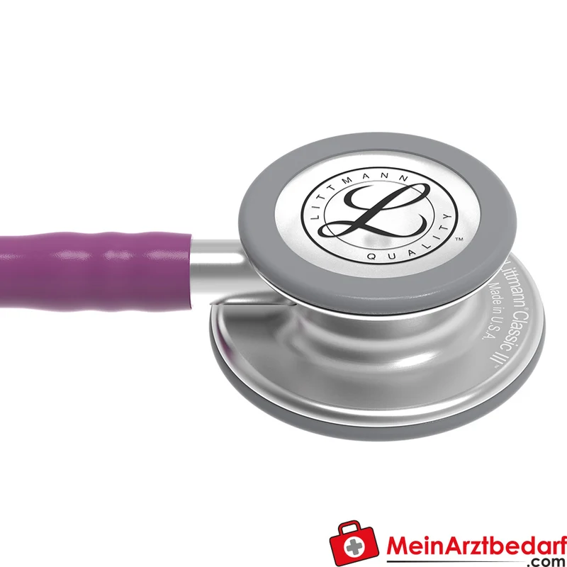 Littmann Classic III Stethoskop, Dual-Frequency, Einschlauch, Edelstahl-Edition