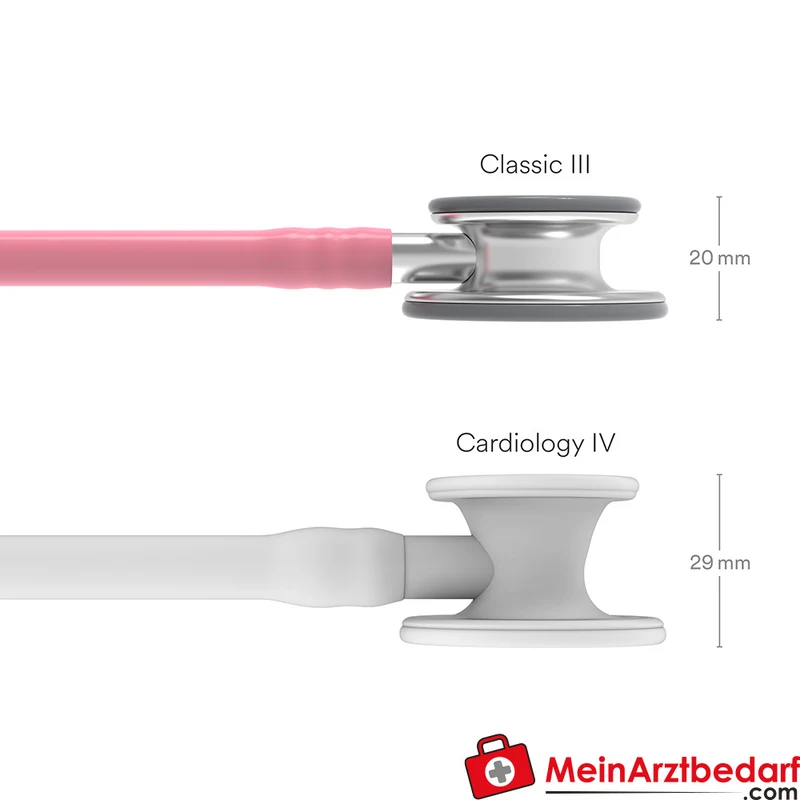 Littmann Classic III Stethoskop, Dual-Frequency, Einschlauch, Edelstahl-Edition