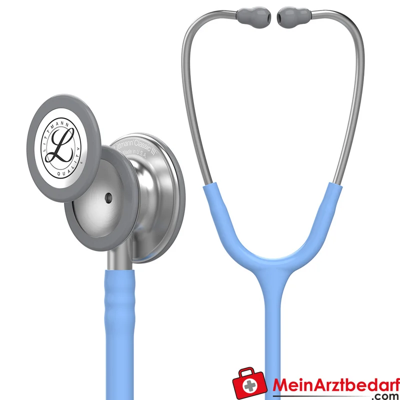 Littmann Classic III Stethoskop, Dual-Frequency, Einschlauch, Edelstahl-Edition