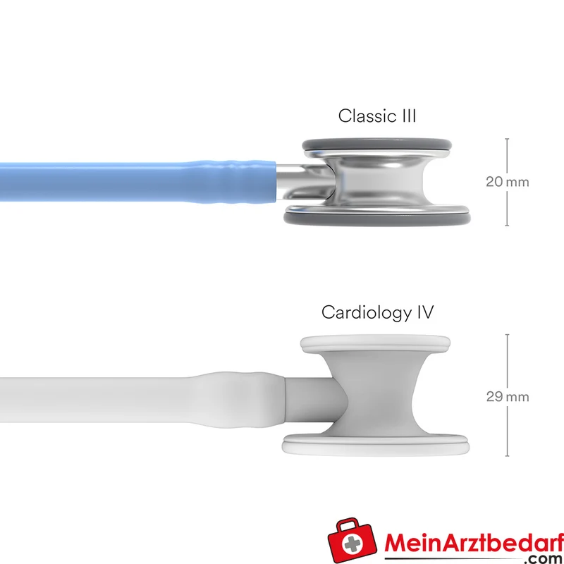 Littmann Classic III Stethoskop, Dual-Frequency, Einschlauch, Edelstahl-Edition