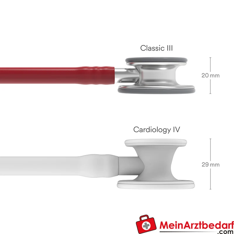 Littmann Classic III Stethoskop, Dual-Frequency, Einschlauch, Edelstahl-Edition