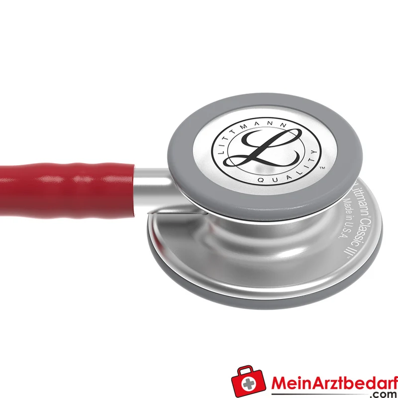Littmann Classic III Stethoskop, Dual-Frequency, Einschlauch, Edelstahl-Edition
