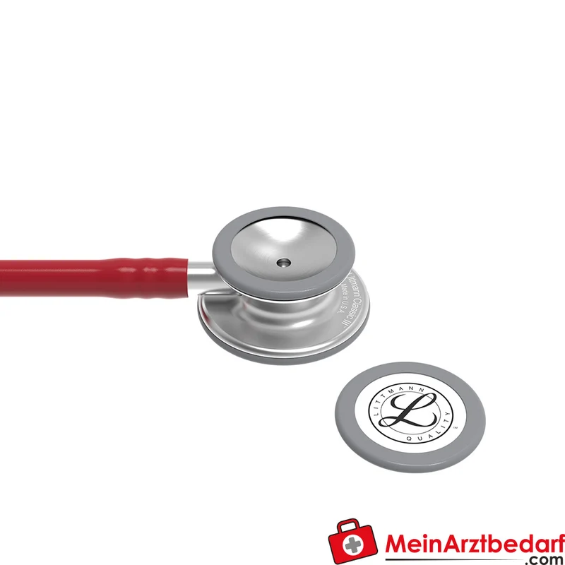 Littmann Classic III Stethoskop, Dual-Frequency, Einschlauch, Edelstahl-Edition