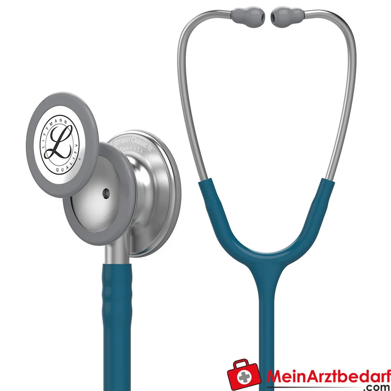 Littmann Classic III Stethoskop, Dual-Frequency, Einschlauch, Edelstahl-Edition