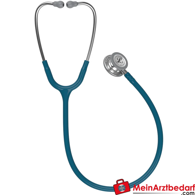 Littmann Classic III Stethoskop, Dual-Frequency, Einschlauch, Edelstahl-Edition