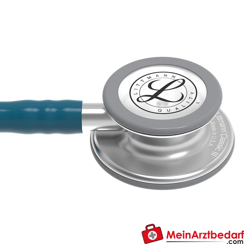 Littmann Classic III Stethoskop, Dual-Frequency, Einschlauch, Edelstahl-Edition