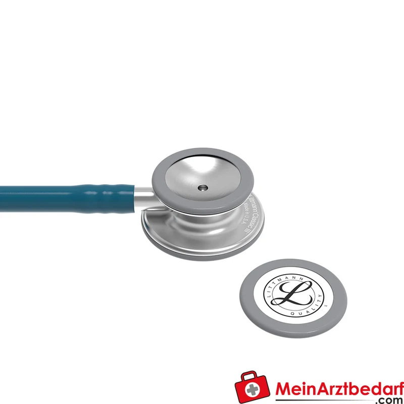 Littmann Classic III Stethoskop, Dual-Frequency, Einschlauch, Edelstahl-Edition
