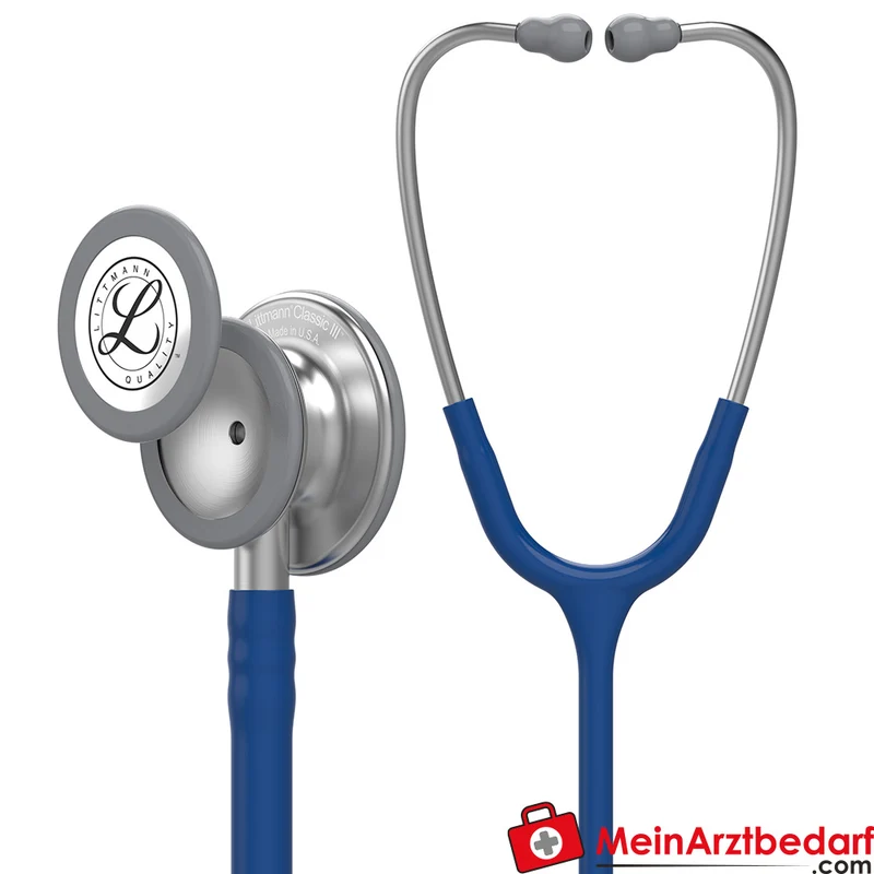 Littmann Classic III Stethoskop, Dual-Frequency, Einschlauch, Edelstahl-Edition