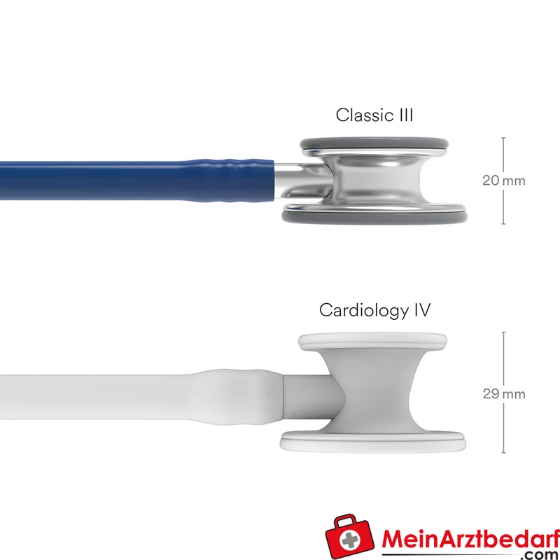 Littmann Classic III Stethoskop, Dual-Frequency, Einschlauch, Edelstahl-Edition