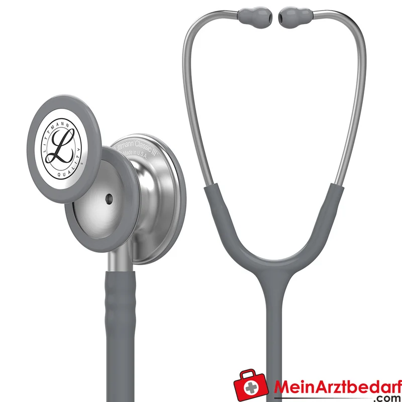 Littmann Classic III Stethoskop, Dual-Frequency, Einschlauch, Edelstahl-Edition
