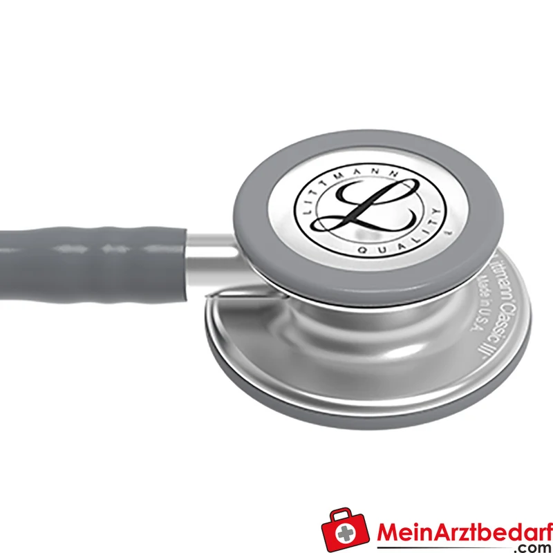 Littmann Classic III Stethoskop, Dual-Frequency, Einschlauch, Edelstahl-Edition