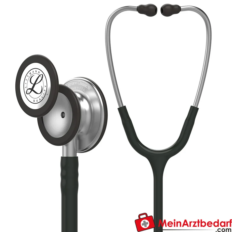 Littmann Classic III Stethoskop, Dual-Frequency, Einschlauch, Edelstahl-Edition