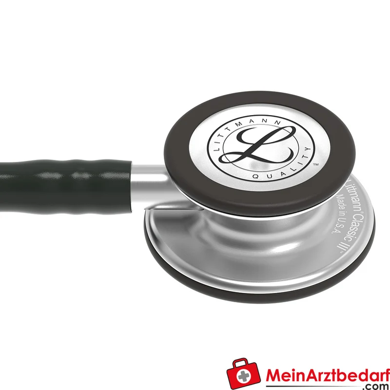 Littmann Classic III Stethoskop, Dual-Frequency, Einschlauch, Edelstahl-Edition