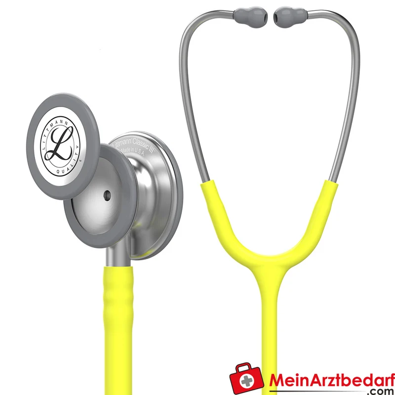 Littmann Classic III Stethoskop, Dual-Frequency, Einschlauch, Edelstahl-Edition