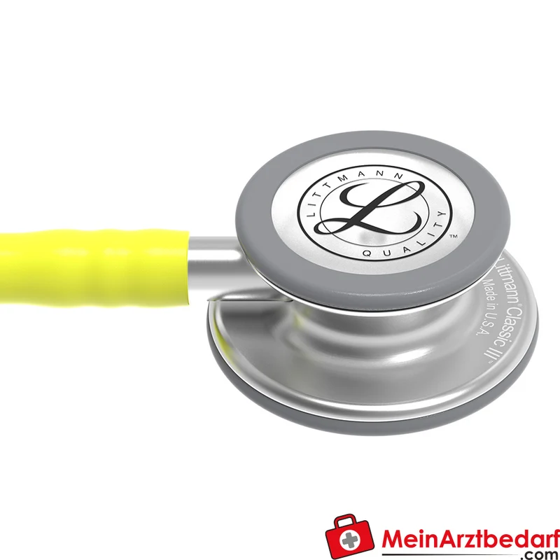 Littmann Classic III Stethoskop, Dual-Frequency, Einschlauch, Edelstahl-Edition