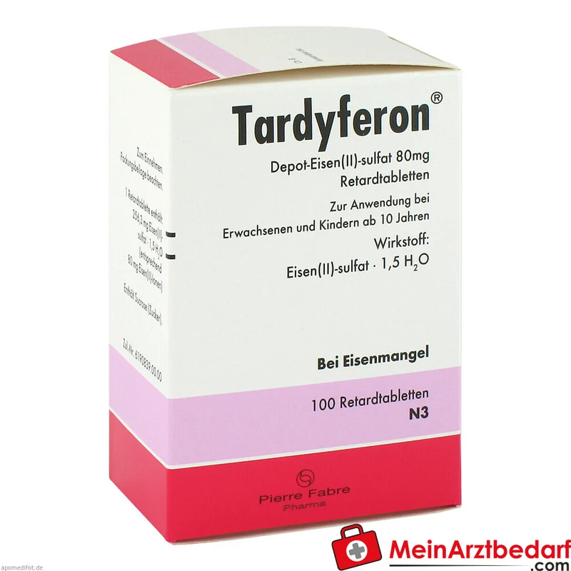 Tardyferon Depot Eisen(II)-sulfat 80 mg Retardtabletten,