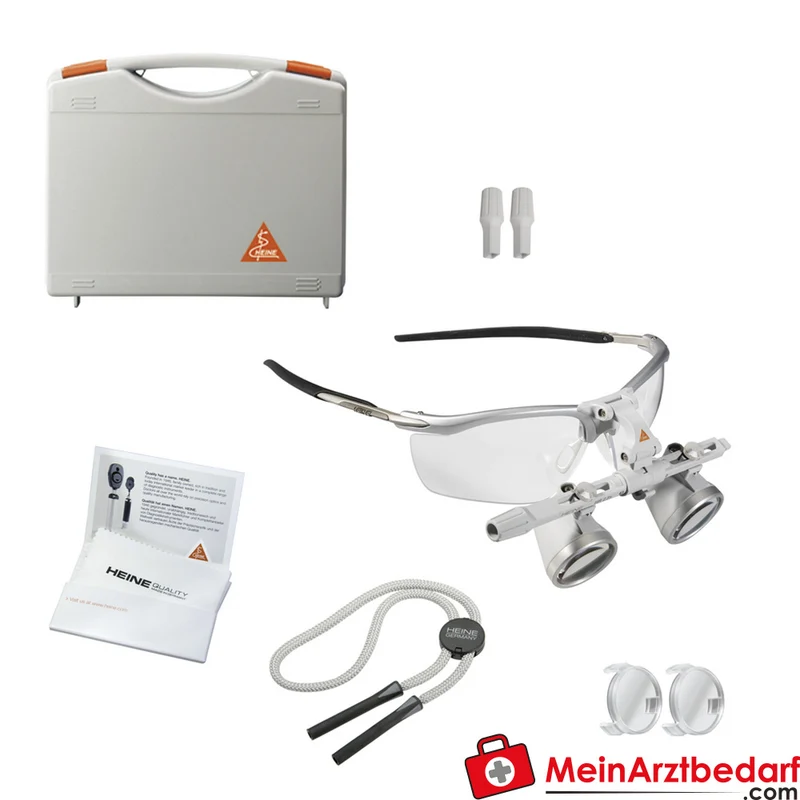 HEINE HR 2.5x High Resolution Binokularlupen Brillengestell 340/420/520 mm