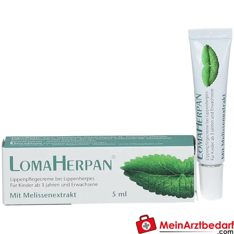 LomaHerpan Lippenpflegecreme Melissenextrakt 5 ml