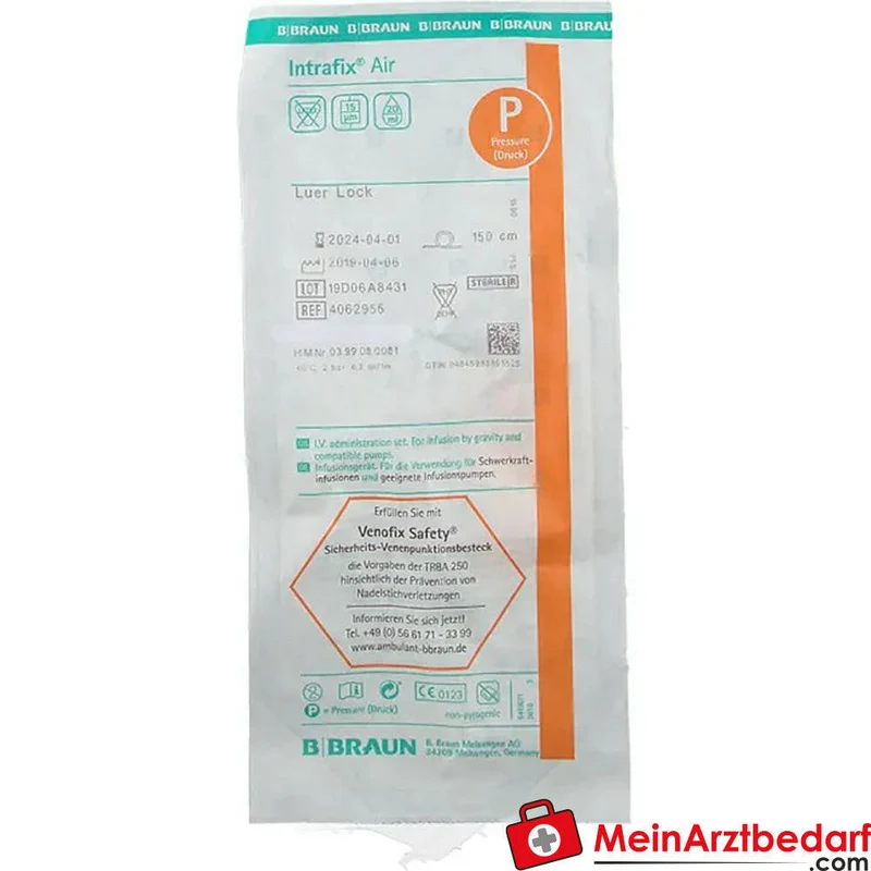 Intrafix Air P Infusionsgerät mit Belüftung 150 cm Schlauch 1 St.