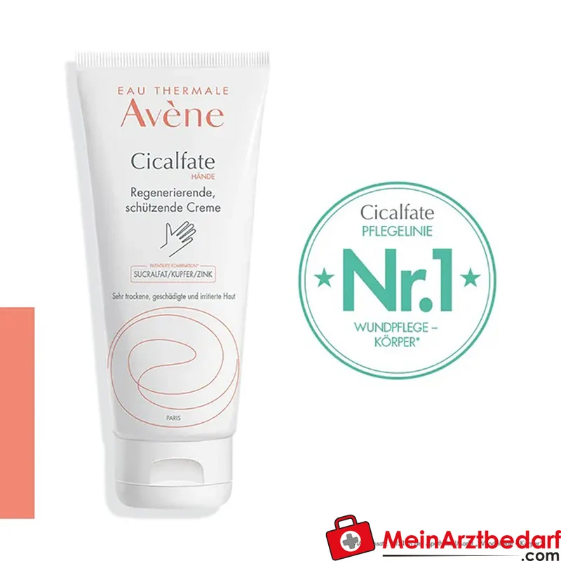 Avène Cicalfate Hände Handcreme mit Sucralfat, Zink- & Kupfersulfat 100 ml