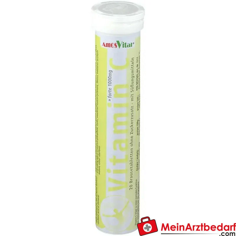AmosVital Vitamin C 1000 mg Brausetabletten 20 Stück