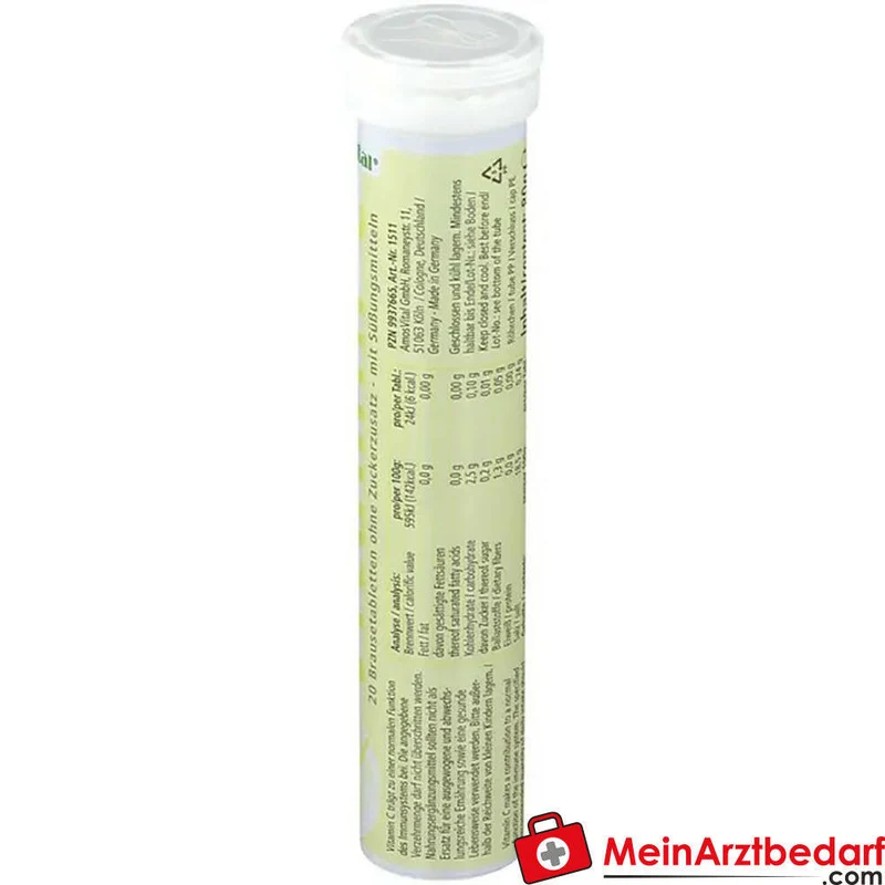 AmosVital Vitamin C 1000 mg Brausetabletten 20 Stück