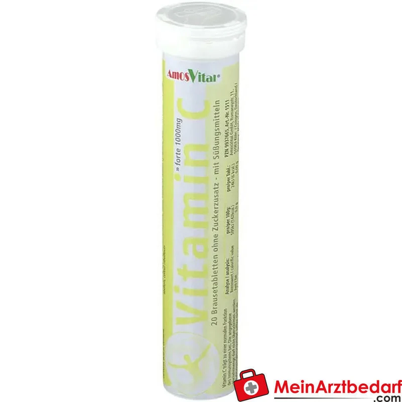 AmosVital Vitamin C 1000 mg Brausetabletten 20 Stück