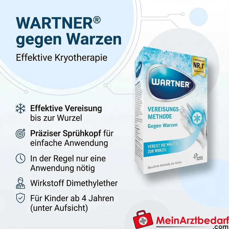 Wartner Warzenvereisungsspray Dimethylether Sprühdose 50 ml