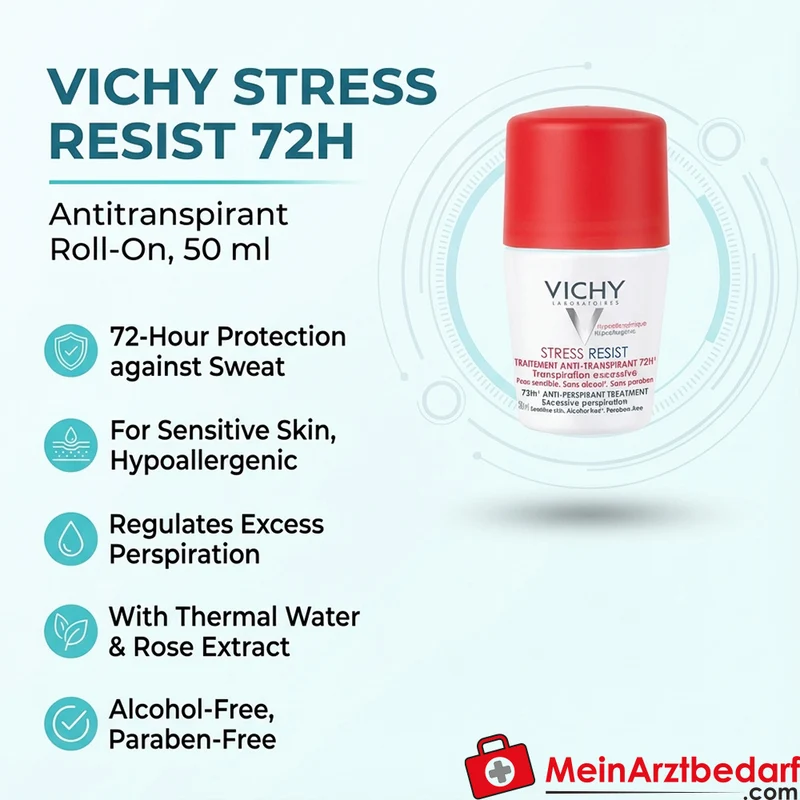 Vichy Deodorant Roll-On Aluminiumchlorohydrat Antitranspirant 50 ml
