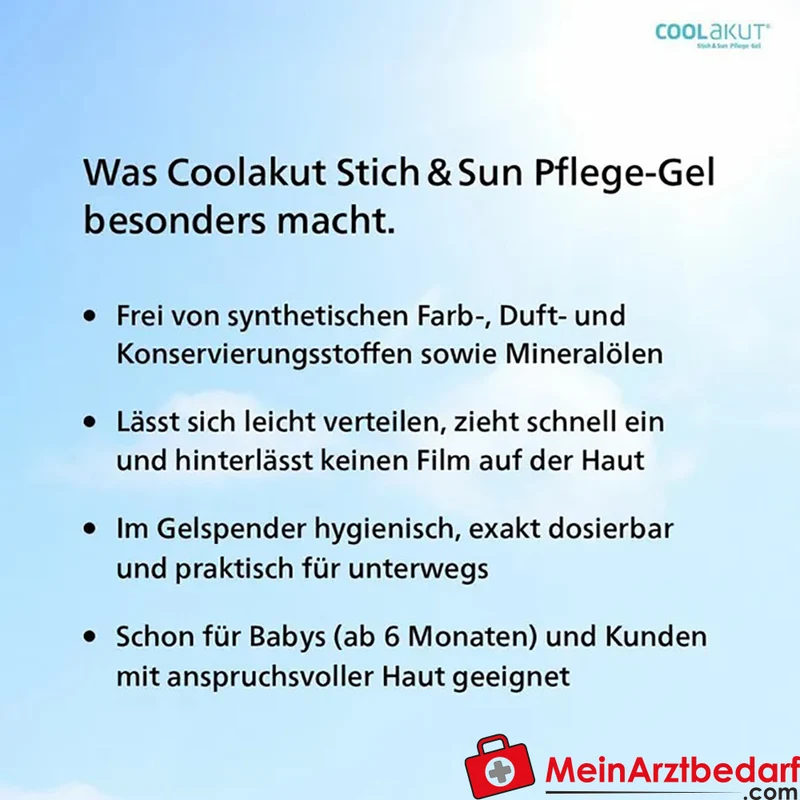 COOLakut Stich & Sun Pflege-Gel 30 g Pumpspender