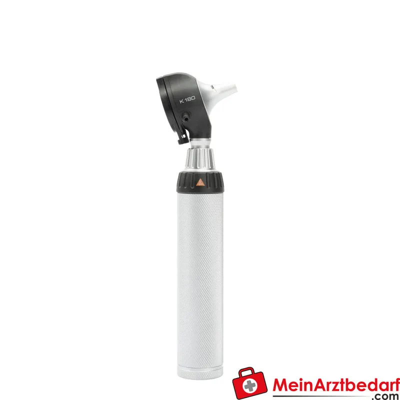 HEINE K180 F.O. Otoskop Batteriegriff, Fiber-Optik, Xenon-Halogen, 3-fache Vergrößerung, Polycarbonatgehäuse