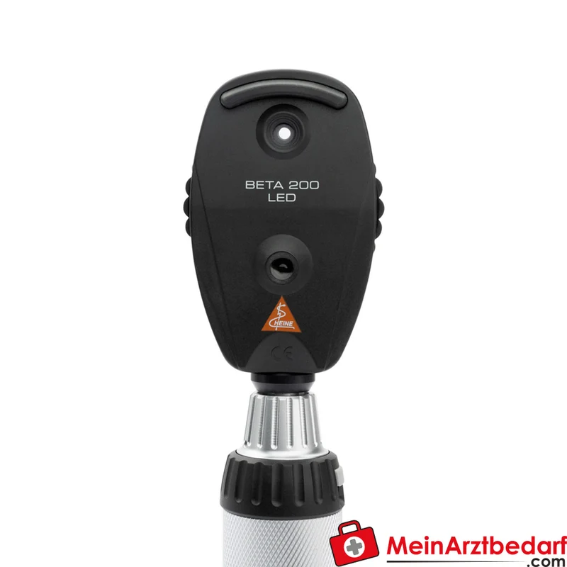 HEINE BETA Set LED: BETA 200 Ophthalmoskop & BETA 400 F.O. Otoskop, USB-Ladegriff