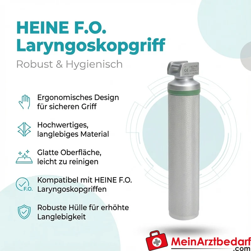 HEINE Griffhülse für F.O. Laryngoskopgriff, hygienisch und leicht reinigbar