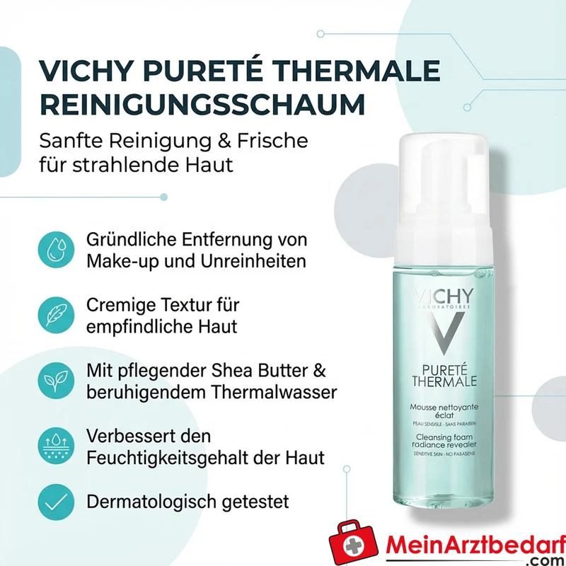 Vichy Pureté Thermale Reinigunsschaum 150 ml für empfindliche Haut