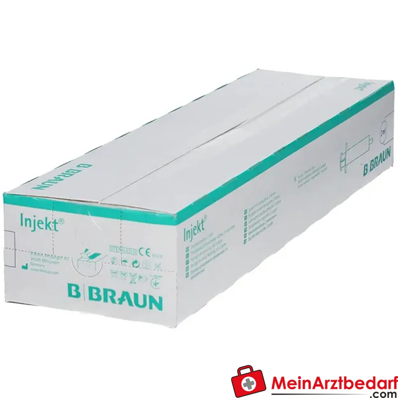 Braun Injekt Solo 2-teilige Einmalspritze 2 ml, zentrischer Luer, 100 Stk.